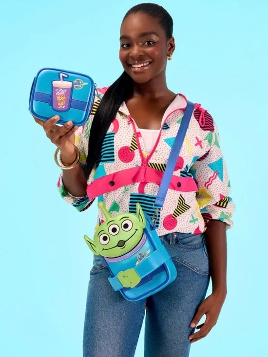 NWT Loungefly Toy Story 30th Anniversary Aliens Crossbuddies Crossbody Bag - Picture 2 of 16